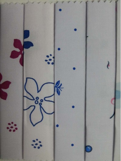 DG- SNYU 粉紅楓葉T/C 23*23/104*61 玫紅紫荊花32*32/130*70 耐漂白水 耐氯漂 制服 Anti bleaching bleaching resistant 側面照